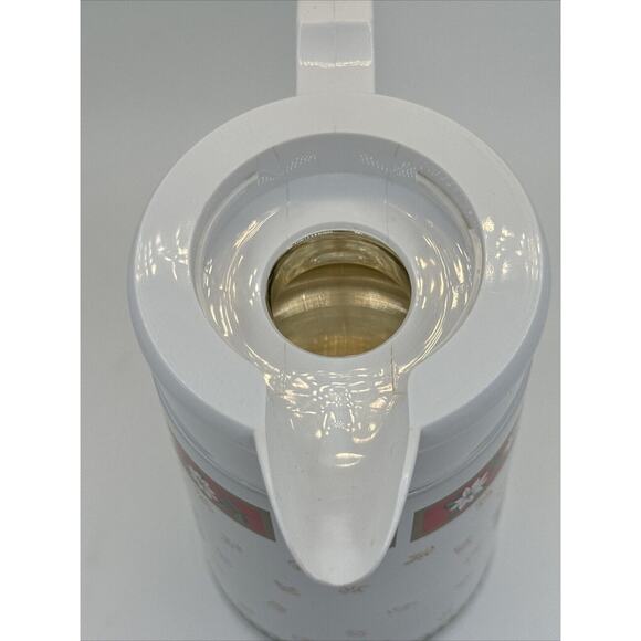 Charlton Hall Christmas Poinsettia Thermal Carafe A.K. DAS 1.0 Liter 1980 - Picture 14 of 16